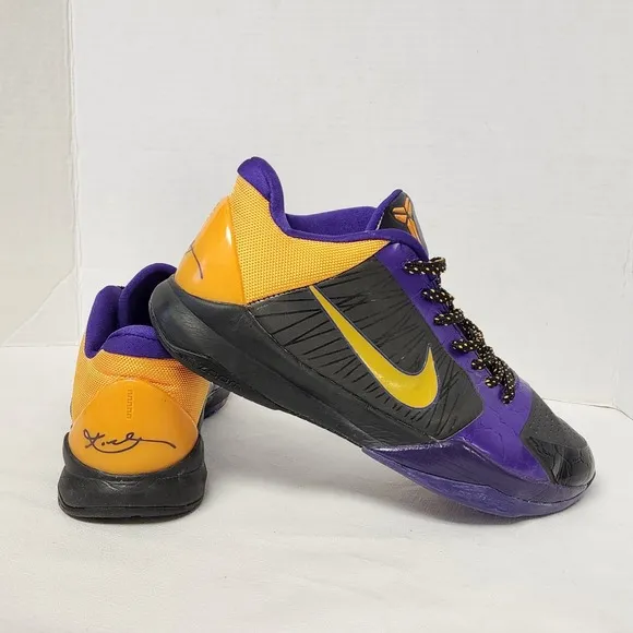 Nike Zoom Kobe Bryant  5 Lakers Away Men's Size 11 Gorgeous Purple No Seperating