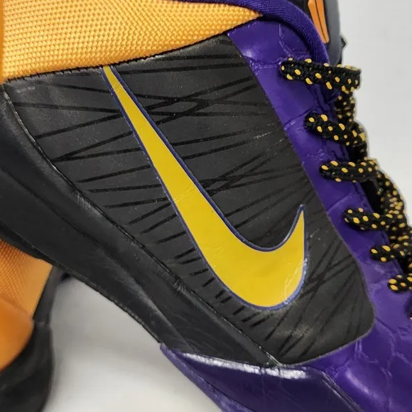 Nike Zoom Kobe Bryant  5 Lakers Away Men's Size 11 Gorgeous Purple No Seperating