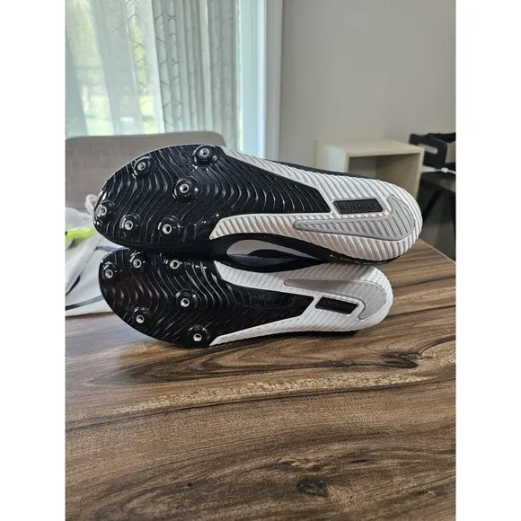 Nike Zoom Rival Sprint Track Field Shoes Black Silver DC8753-001 Men's Size 11