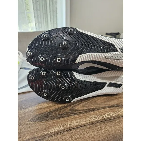Nike Zoom Rival Sprint Track Field Shoes Black Silver DC8753-001 Men's Size 11