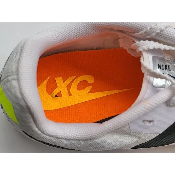 Nike Zoom Rival XC 6 Mens White Orange Track Shoes Spikes DX7999 100 Size 8.5