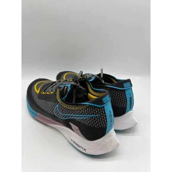 NIKE ZoomX Streakfly Running Shoes Black Blue Racing Men's Size 9.5
