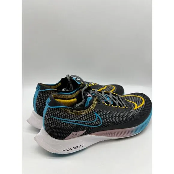 NIKE ZoomX Streakfly Running Shoes Black Blue Racing Men's Size 9.5