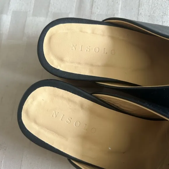 Nisolo All Day Heeled Leather Mules