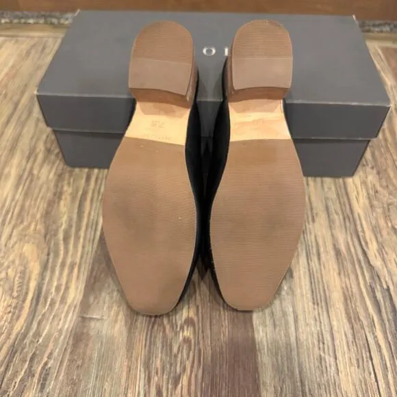 Nisolo All Day Leather Heeled Mules 7.5 Black