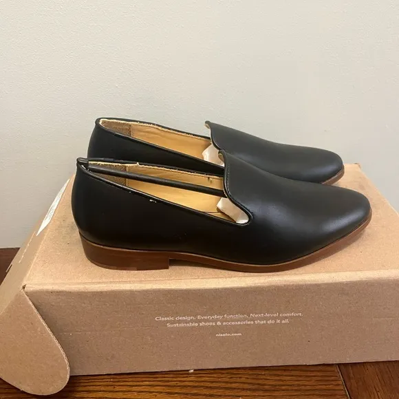 Nisolo Everyday Slip On Loafer Black NEW 7.5