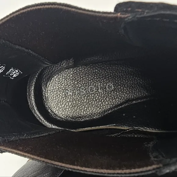Nisolo Marco Chelsea Black Leather Slip On Ankle Boot 9