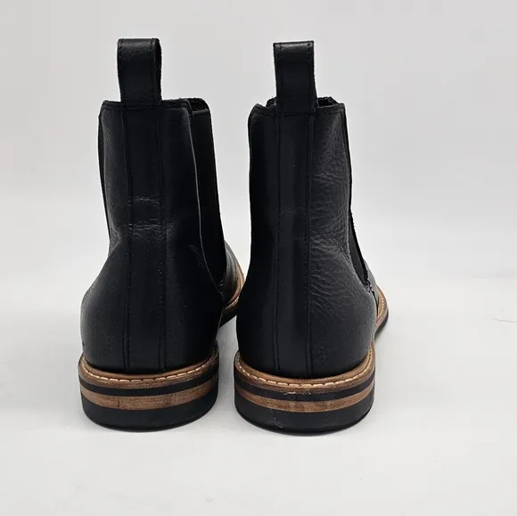 Nisolo Marco Chelsea Black Leather Slip On Ankle Boot 9