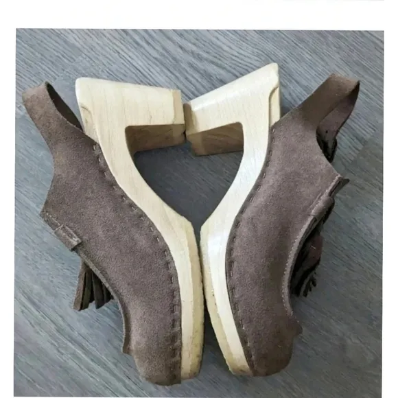 No. 6 Crowley Tassel Slingback Clog