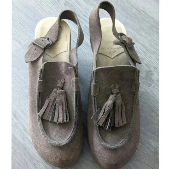 No. 6 Crowley Tassel Slingback Clog