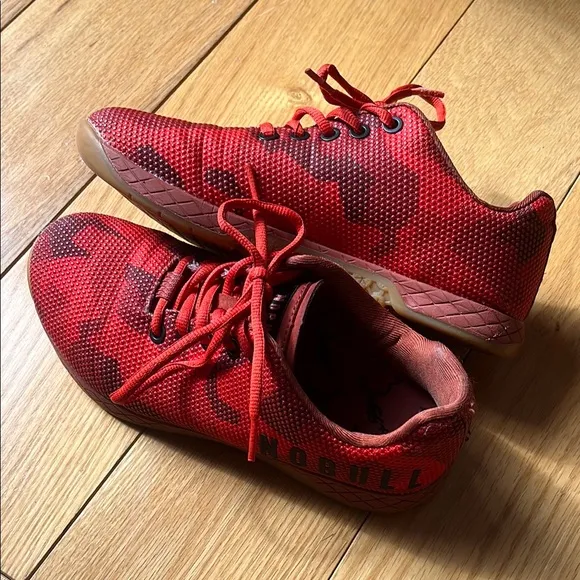 NOBULL Men's Red Athletic Shoes Sz 6