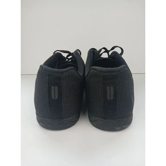 NOBULL SuperFabric Trainers Low Top Unisex Men's 15/ Womens 16.5 Black Gym Shoes