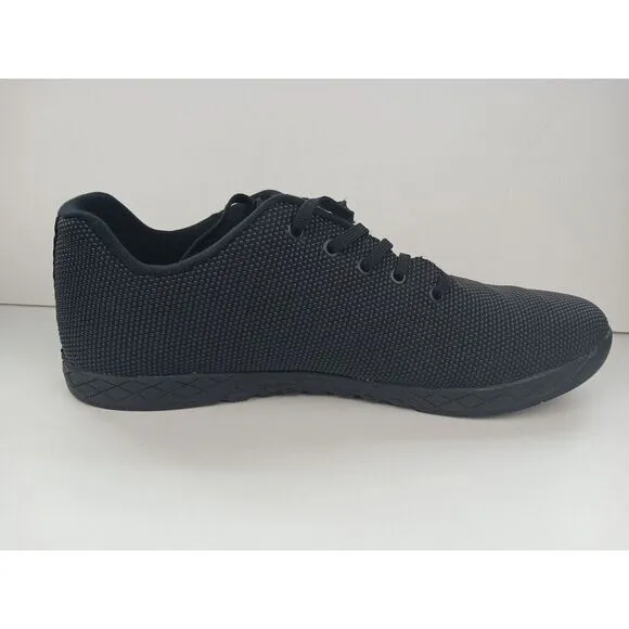 NOBULL SuperFabric Trainers Low Top Unisex Men's 15/ Womens 16.5 Black Gym Shoes