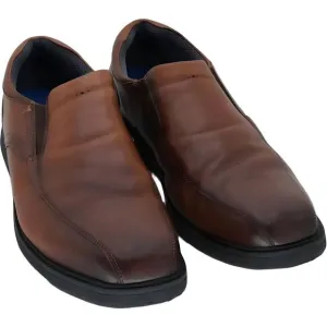 Nunn Bush Bleeker Street Loafer with KORE Technology Cognac 12 Xtra Wide