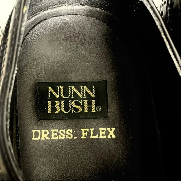 NUNN BUSH Dress Flex Leather Wingtip Oxfords