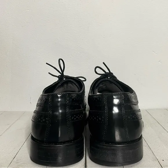 NUNN BUSH Dress Flex Leather Wingtip Oxfords