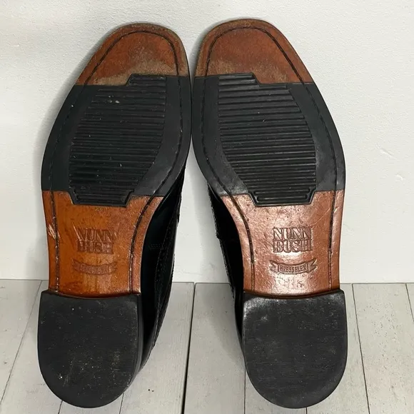 NUNN BUSH Dress Flex Leather Wingtip Oxfords