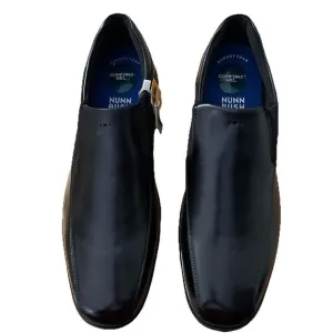 Nunn Bush Mens Pro Bicycle Toe Kore Slip Resistant Loafer Size 13 Wide Fit Black