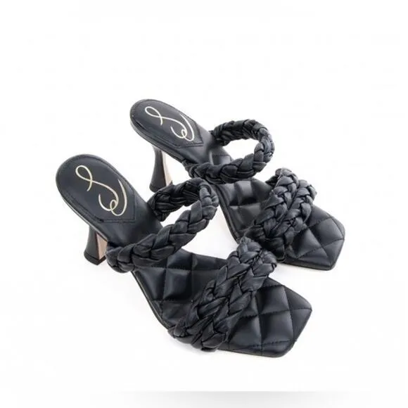 NWB Meghan Braided Mule Sam Edelman in Black - Size 6.5