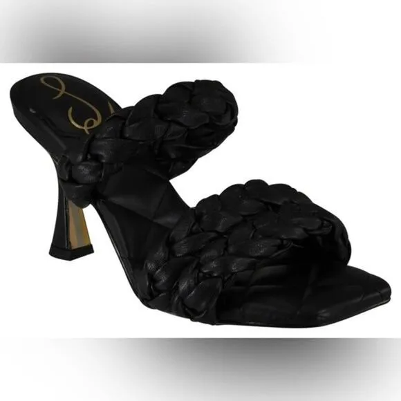 NWB Meghan Braided Mule Sam Edelman in Black - Size 6.5