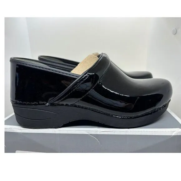 NWB NEW DANSKO XP 2.0 Black Patent Clogs EU 42 US 11.5 12