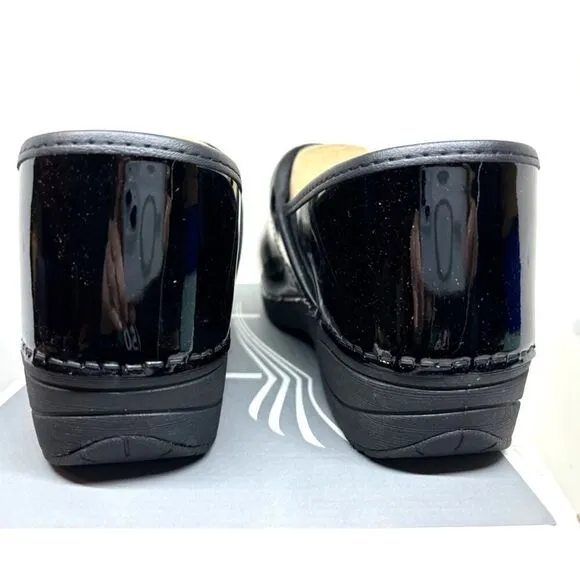 NWB NEW DANSKO XP 2.0 Black Patent Clogs EU 42 US 11.5 12