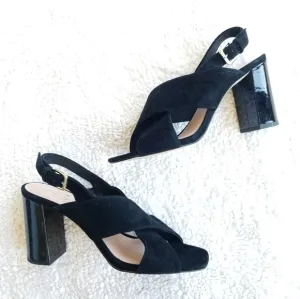 🍒NWOB🍒 KATE SPADE CLASSIC SUEDE SANDAL HEELS
