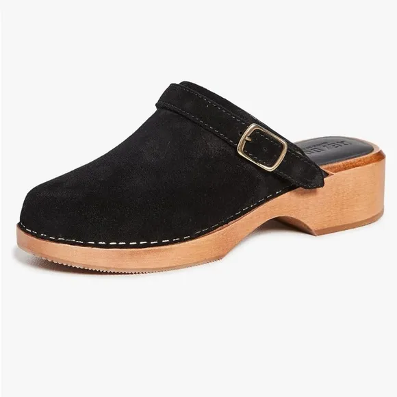 NWOB RE/DONE Made In Italy Suede 70s Classic Clogs. MSRP $415
