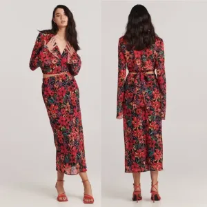 NWOT Charlie Holiday Amini Top &amp; Stella Skirt Matching Set