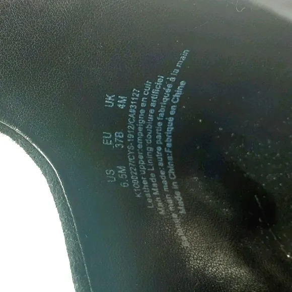 NWOT DKNY Black Suede Mules