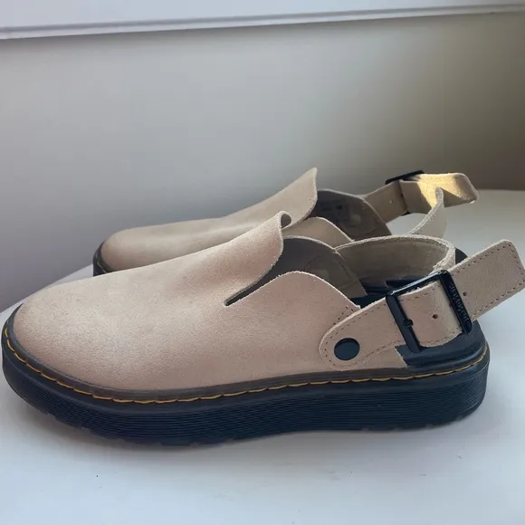 NWOT Dr Martens Carlson Suede Casual Slingback Mules Size 8 Women’s