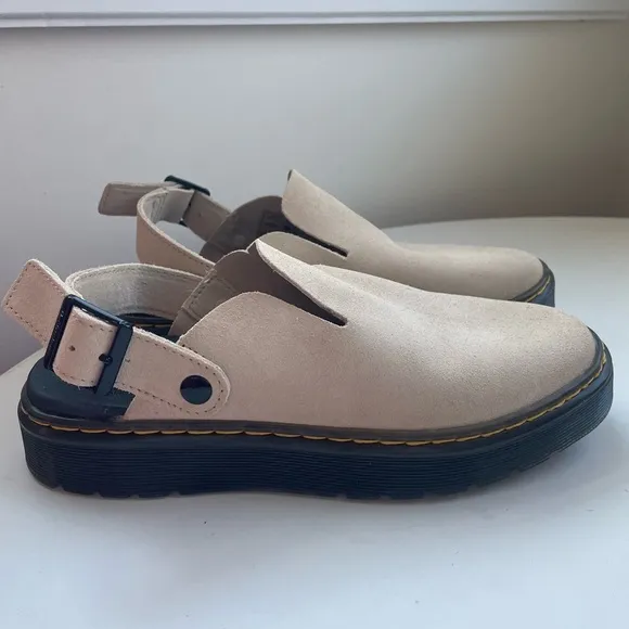 NWOT Dr Martens Carlson Suede Casual Slingback Mules Size 8 Women’s