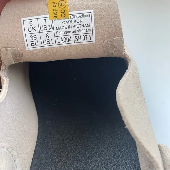 NWOT Dr Martens Carlson Suede Casual Slingback Mules Size 8 Women’s