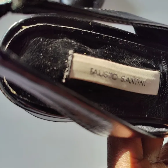 NWOT Fausto Santini Mid Heels Slingback Pumps