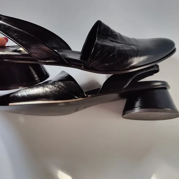 NWOT Fausto Santini Mid Heels Slingback Pumps