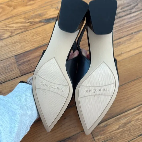 NWOT Franco Sarto Racer Slingback black 6