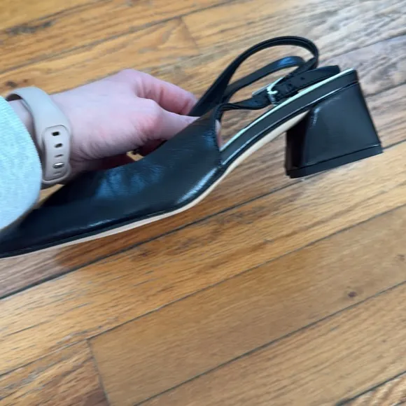 NWOT Franco Sarto Racer Slingback black 6