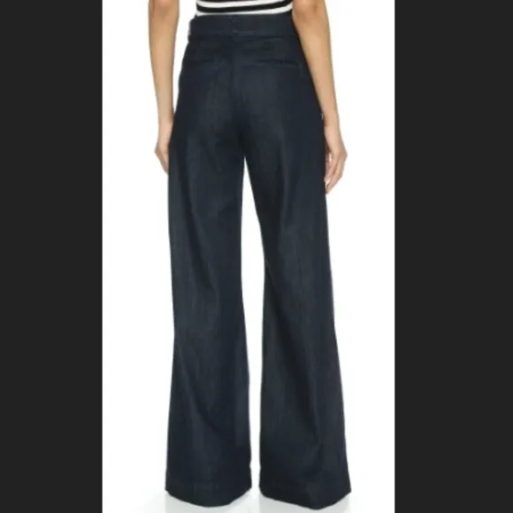 NWOT J Brand Wide-Leg Melody Jeans Denim Blue Size 28