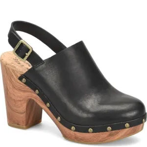 NWOT Kork-Ease Darby Black Leather Women's Clogs