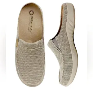 NWOT Mens Slippers with Arch Support, Casual Slipper for Men with Velvet Lining
