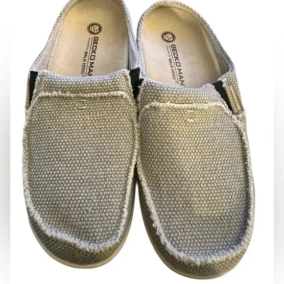 NWOT Mens Slippers with Arch Support, Casual Slipper for Men with Velvet Lining