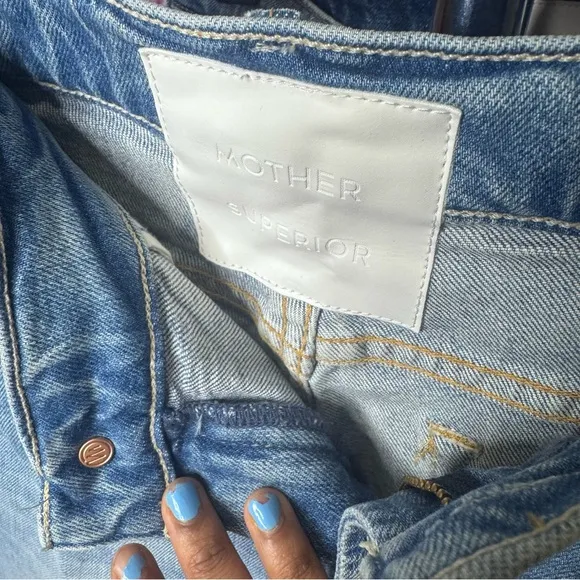 NWOT MOTHER SUPERIOR lil’ hustler roller fray in I Confess size 31