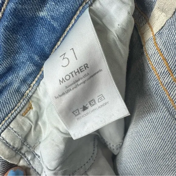 NWOT MOTHER SUPERIOR lil’ hustler roller fray in I Confess size 31
