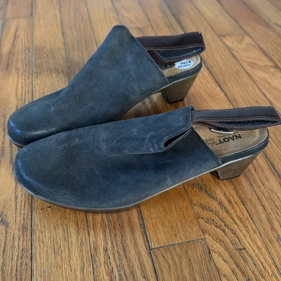 NWOT Naot Upgrade Slingback Heel Gray EU 42