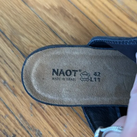 NWOT Naot Upgrade Slingback Heel Gray EU 42
