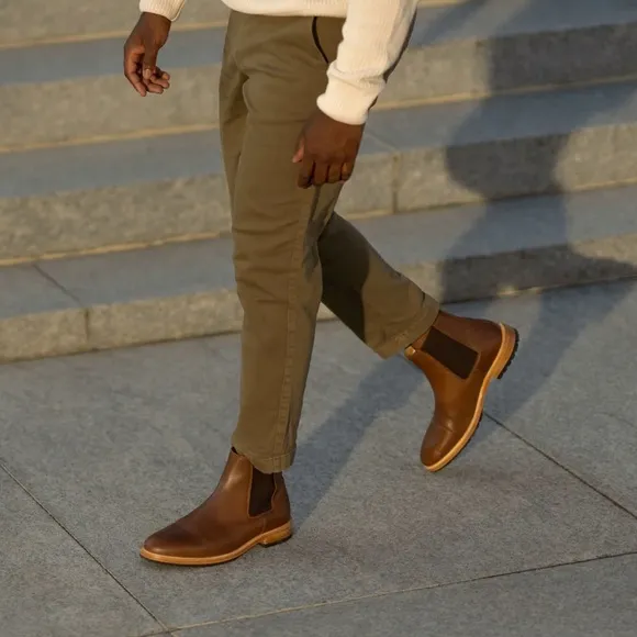 NWOT Nisolo Men’s Marco Everyday Chelsea Boot - Brown - Size 10.5