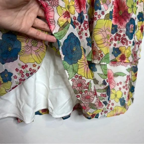 NWOT WALTER BAKER Lucia Floral Mini Dress. Size Small