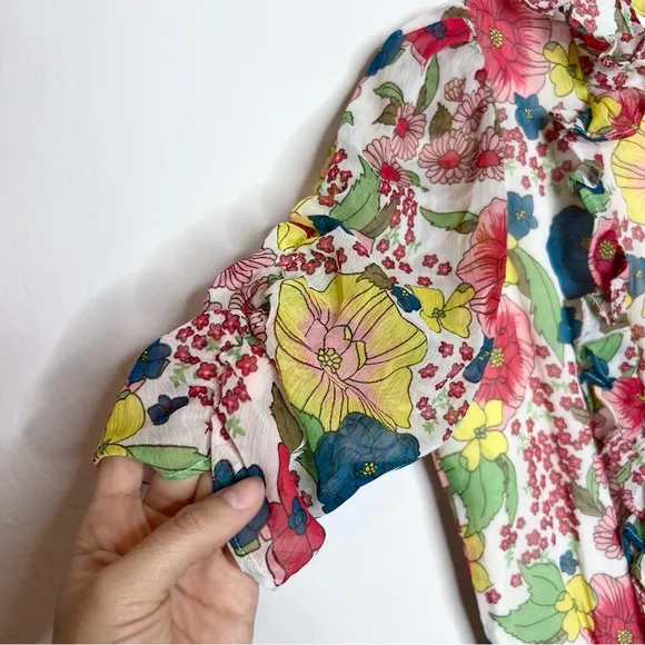 NWOT WALTER BAKER Lucia Floral Mini Dress. Size Small