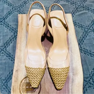NWOT Zara Clear Ratton Kitten Heels - Size 9.5/ EU40