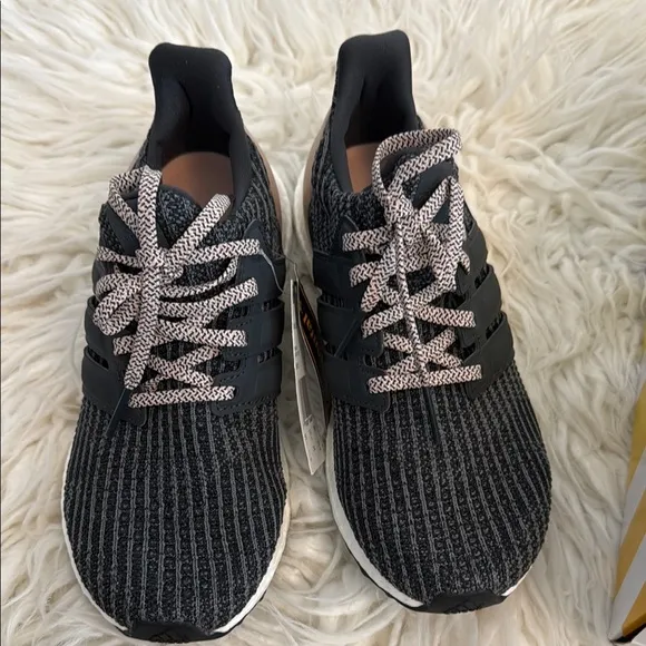 NWT Adidas black and pale pink Ultra Boost w Sz 7